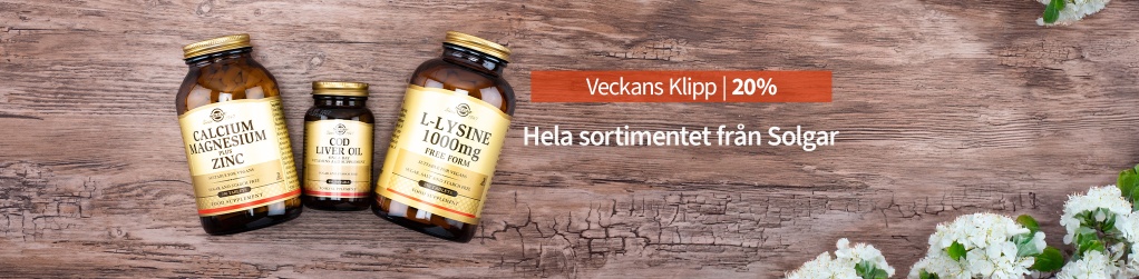 Veckans klipp - 20% p Solgar