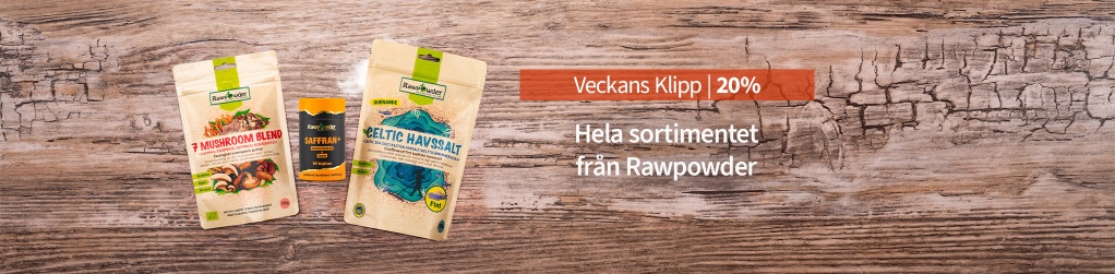 Veckans klipp - 20% p RawPowder