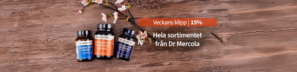 Veckans klipp: Dr Mercola  15 %