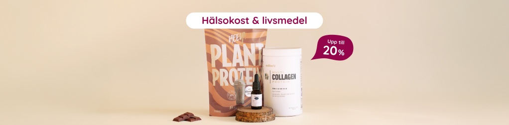 Upp till 20% rabatt p� h�lsokost och livsmedel