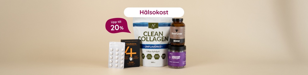 Upp till 20% rabatt p� h�lsokost