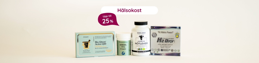 Upp till 25% p� h�lsokost