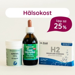 H�lsokost upp till 25%