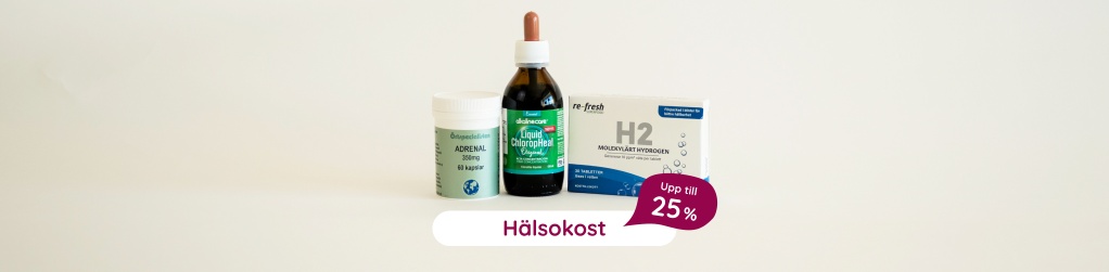 Upp till 25% p� h�lsokost