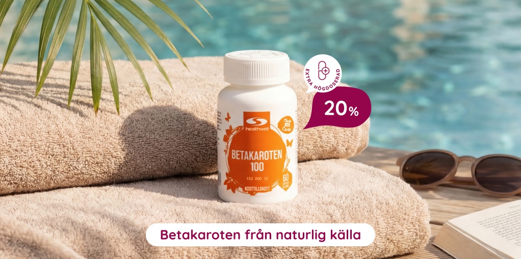 20% p� Healthwell Betakaroten 100