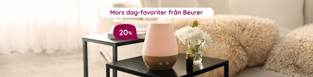 Beurer - utvalda produkter till morsdag 20%