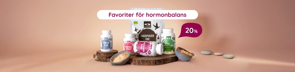 Favoriter f�r hormonbalans 20%