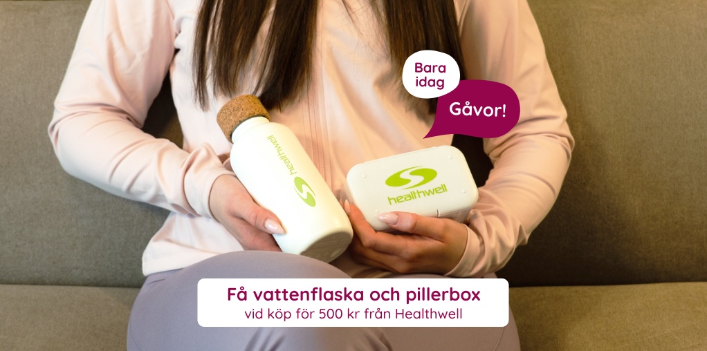 Bara idag! F� Healthwell Pill Box och Smartshake Ecobottle Healthwell p� k�pet n�r du handlar fr�n Healthwell f�r 500 kr 