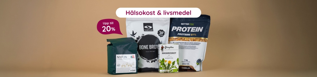 Upp till 20% p� h�lsokost och livsmedel