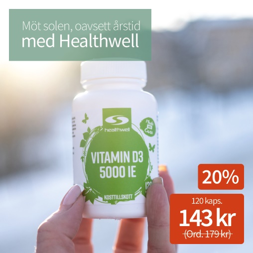 -20% Healthwell Vitamin D3 5000 IE