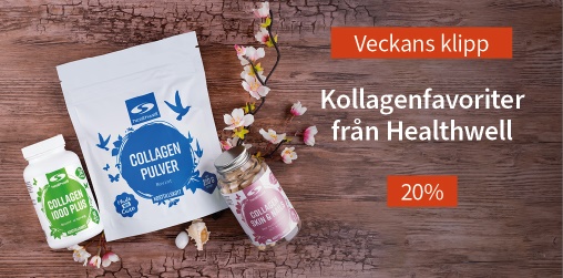 Veckans klipp! 20% p utvalda kollagenprodukter frn Healthwell