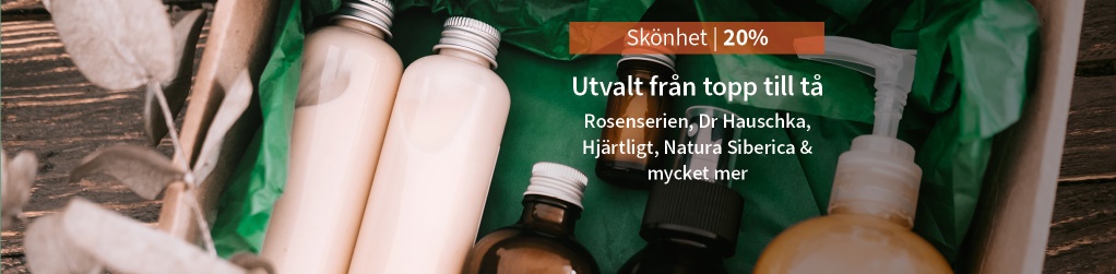 20% rabatt p utvalda sknhetsprodukter