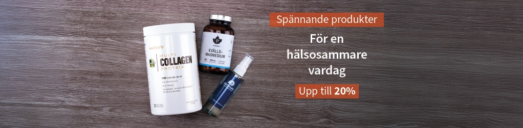 Upp till 20% rabatt p utvalda produkter