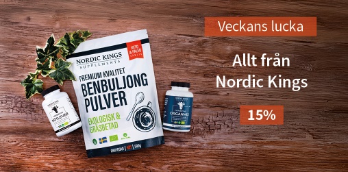 Veckans lucka! 15% rabatt p hela sortimentet frn Nordic Kings