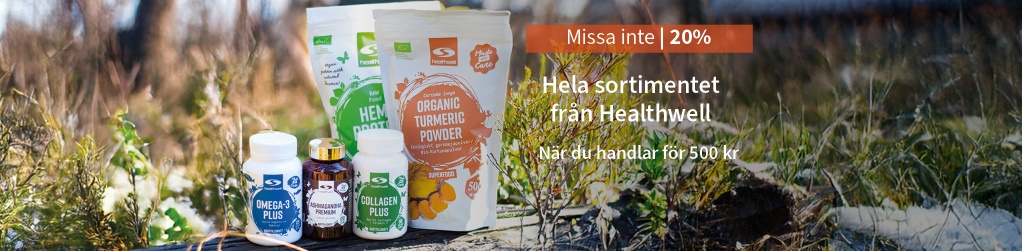 Handla fr 500 kr och f rabatt p varumrket Healthwell