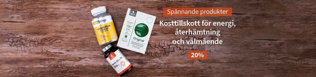 20% rabatt p utvalda produkter