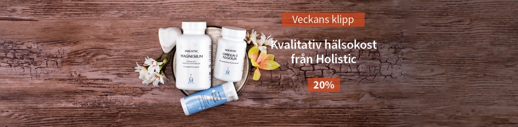 Veckans klipp! 20% rabatt p hela sortimentet frn Holistic