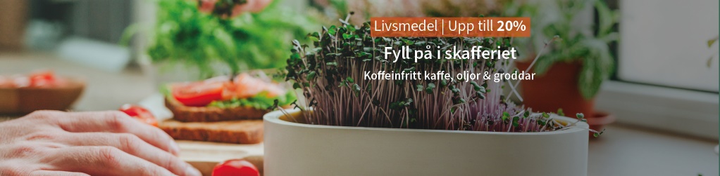 Upp till 20% rabatt p utvalda livsmedel