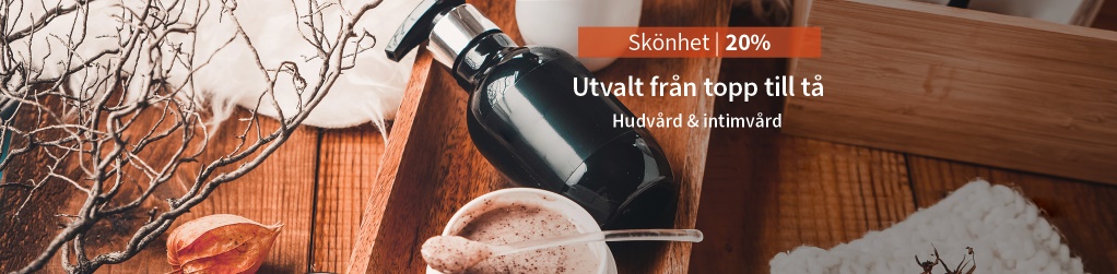 20% rabatt p utvalda sknhetsprodukter