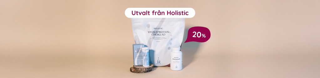 20% rabatt p� utvalda favoriter fr�n Holistic