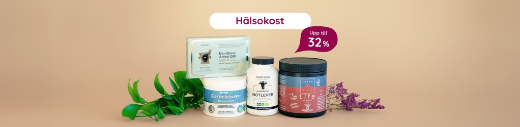 Upp till 32% p� utvald h�lsokost