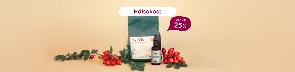H�lsokost upp till 25%