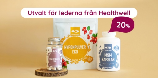 20% p� utvalda produkter fr�n Healthwell f�r ledh�lsan