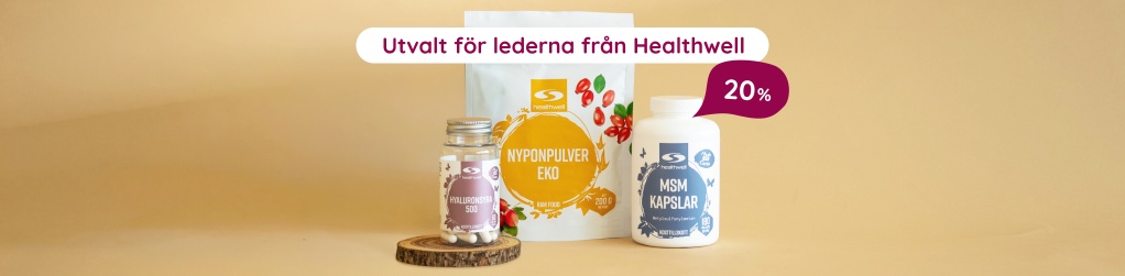 20% p� ledst�rkande tillskott fr�n Healthwell