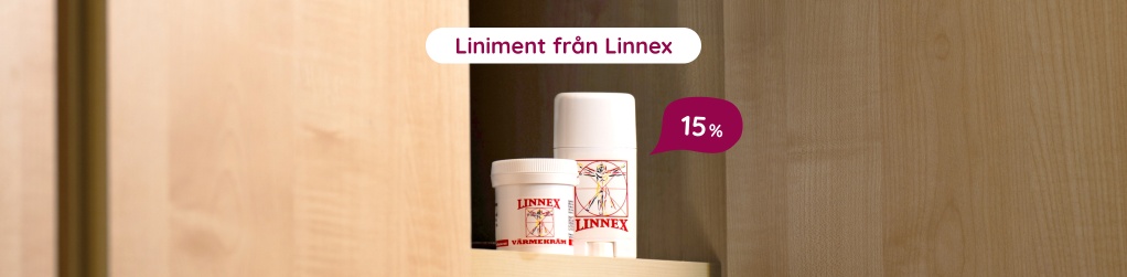 15% rabatt p� liniment fr�n Linnex