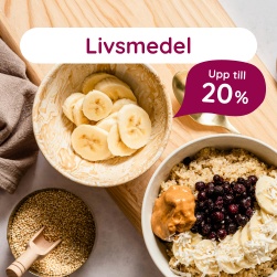 Livsmedel upp till 20%
