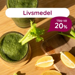 Livsmedel upp till 20%