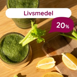 Upp till 20% p� livsmedel