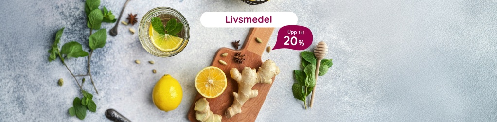 Livsmedel upp till 20%