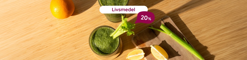 20% p� utvalda livsmedel