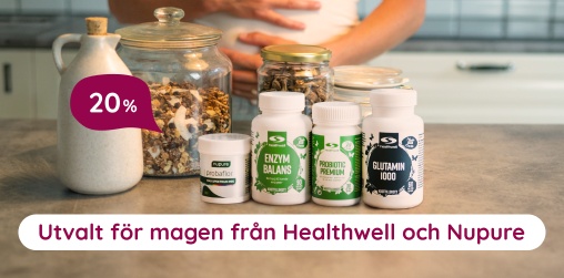 Utvalt f�r magen fr�n Healthwell & Nupure 20%