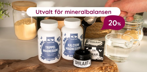 20% p� mineraler fr�n Healthwell f�r v�tskebalansen