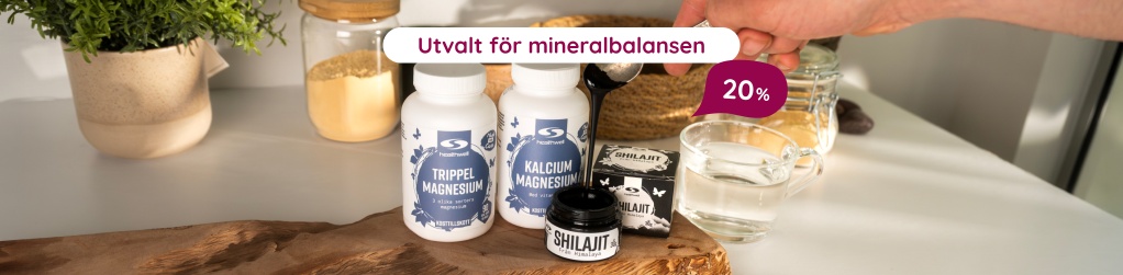 Healthwell utvalt f�r mineralbalansen 20%