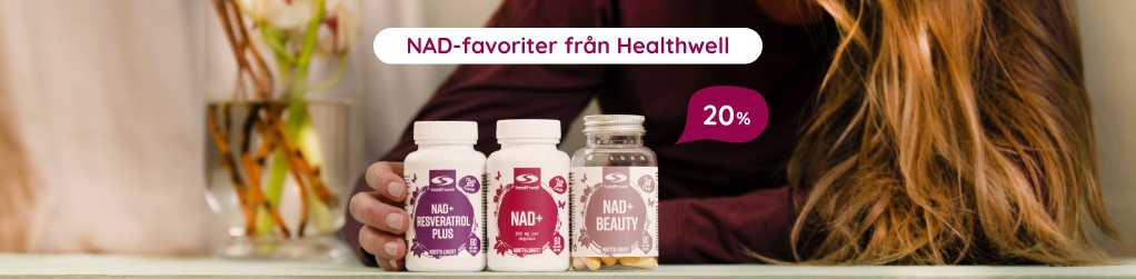 20% rabatt p� NAD-favoriter fr�n Healthwell