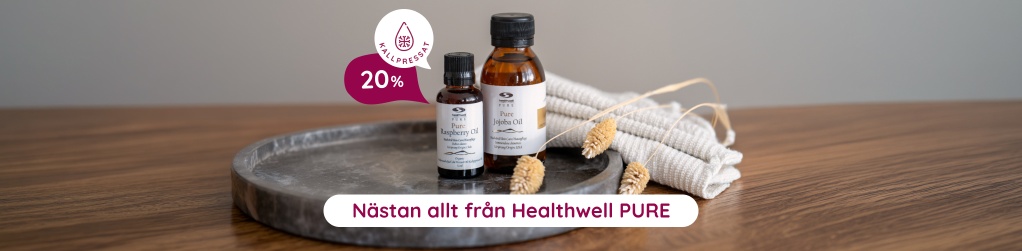 20% p� det mesta fr�n Healthwell PURE n�r du handlar f�r 500 kr i butiken