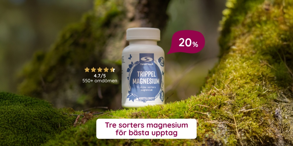 20% p� Healthwell Trippel Magnesium 